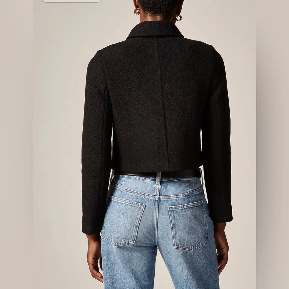 J CREW SIZE 14 Lady jacket in Italian boiled wool‎ Cm733